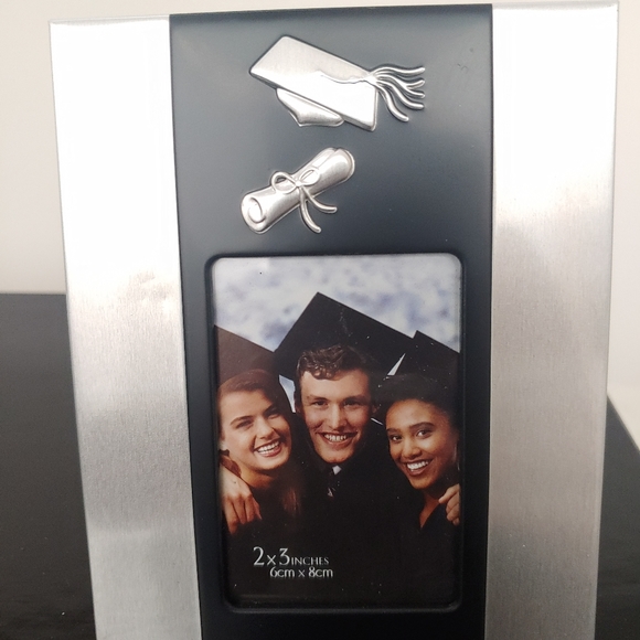 Two Graduation Metal Photo Frame NWOT - Picture 3 of 5